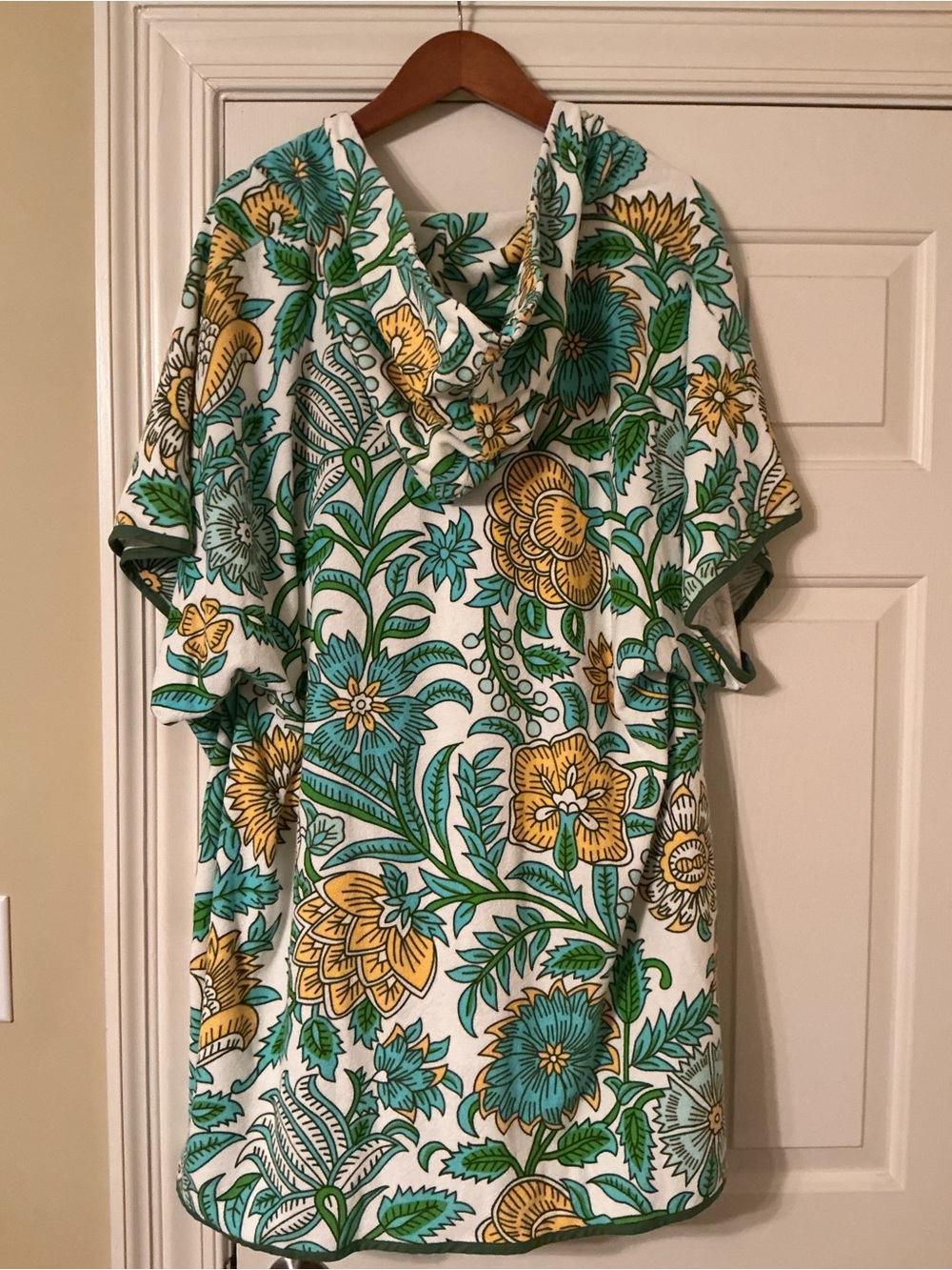 Tuckernuck Beach Lagoon Wildflower Terry Cabana Swim Coverup Hoodie M/L NWT - Picture 9 of 14